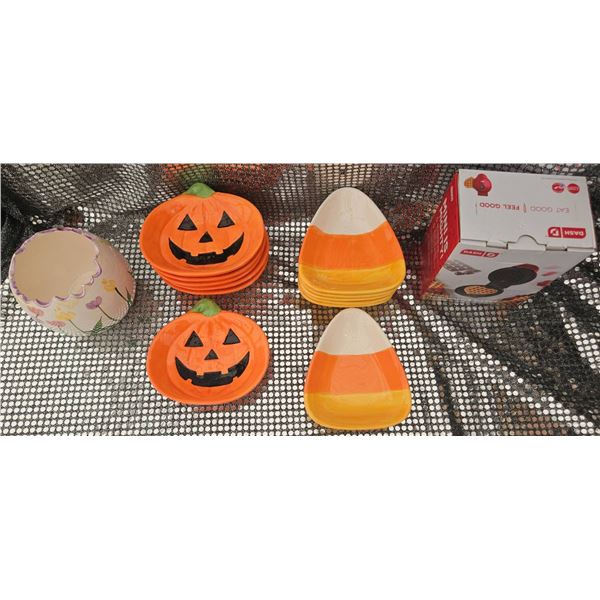 Halloween Dishware, Irish-Themed Decor, and Dash Mini Waffle Maker