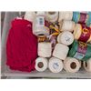 Image 5 : Yarn and Crochet Crafting Lot in Various Colors and Styles