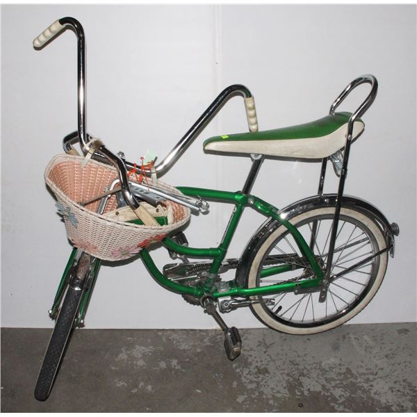 VINTAGE GREEN HUSKY BICYCLE