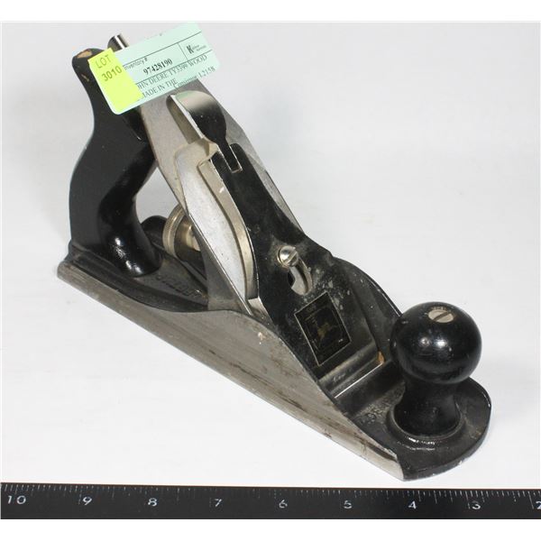1980’S JOHN DEERE TY3399 WOOD PLANE MADE IN THE