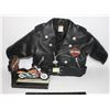 Image 1 : CHILD'S HARLEY DAVIDSON LEATHER JACKET AND