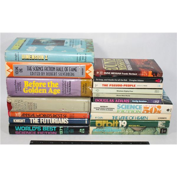 COLLECTION OF VARIOUS VINTAGE SCIENCE FICTION