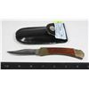 Image 1 : CAMPING STAINLESS CHINA FOLDING KNIFE & SHEATH