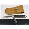 Image 1 : BOKER STOCKMAN 3 BLADE SLIPJOINT KNIFE & SHEATH
