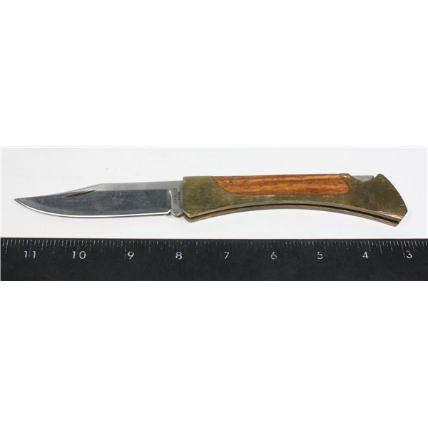 STAINLESS CHINA 8.5" POCKET KNIFE