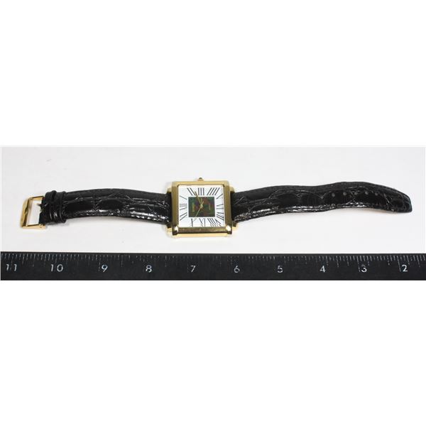 VINTAGE KORITE AMMOLITE QUARTZ WATCH UNISEX LARGE