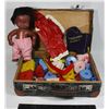 Image 1 : REGAL MADE IN CANADA DOLL & OTHER TOYS IN VTG CASE