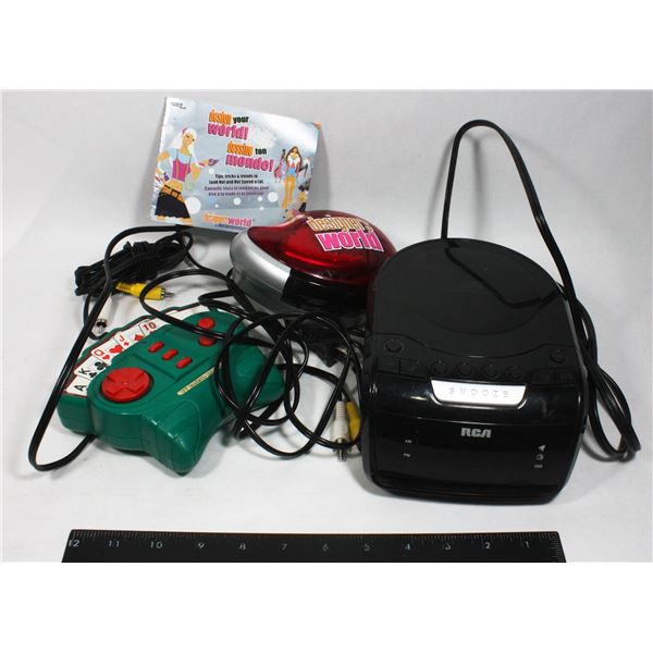 LOT OF PLUG AND PLAY GAMES WITH ALARM CLOCK