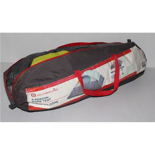 OUTBOUND 4-PERSON DOME TENT IN CARRYING BAG