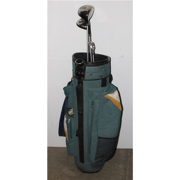 RAMPION GOLF BAG WITH ASHLEY GOLF CLUBS