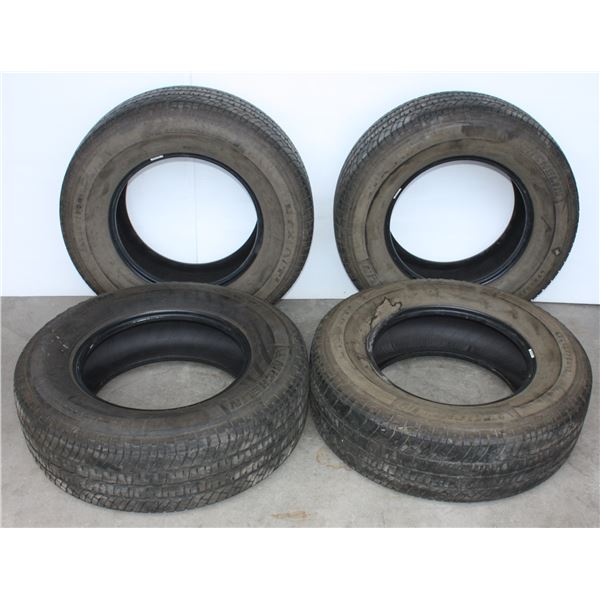 SET OF 4 MICHELIN LTX A/T2 TRUCK TIRES