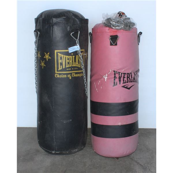 PAIR OF EVERLAST PUNCHING BAGS