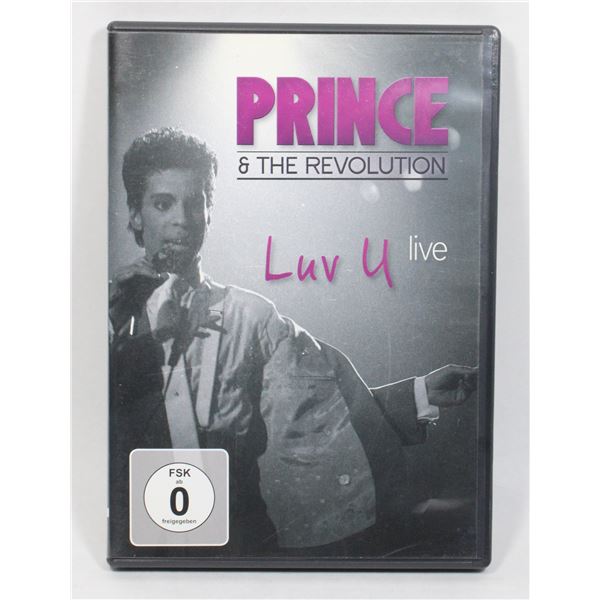 PRINCE & THE REVOLUTION LUV YOU LIVE
