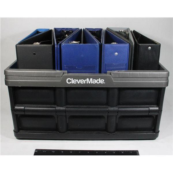 CLEVERMADE COLLAPSIBLE BASKET (32L) FULL OF