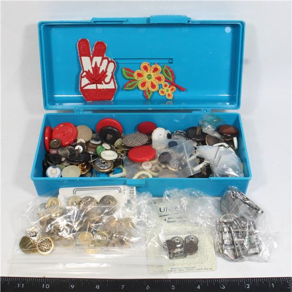 SEWING KIT WITH BUTTONS AND MORE