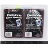 Image 1 : BCW DELUXE CARD HOLDERS (2 X 50PK)