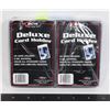 Image 1 : BCW DELUXE CARD HOLDERS (2 X 50PK)