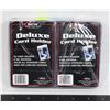 Image 1 : BCW DELUXE CARD HOLDERS (2 X 50PK)