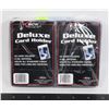 Image 1 : BCW DELUXE CARD HOLDERS (2 X 50PK)