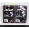 Image 1 : BCW DELUXE CARD HOLDERS (2 X 50PK)