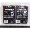 Image 1 : BCW DELUXE CARD HOLDERS (2 X 50PK)