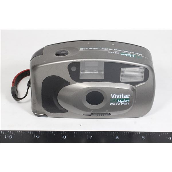 VIVITAR EZ MOTOR DATE A PRINT 35 MM CAMERA