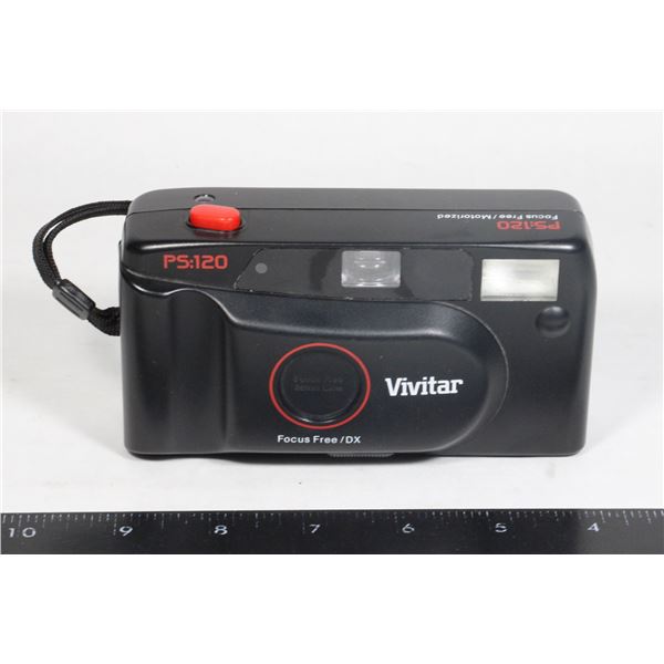 VIVITAR PS 120 FOCUS FREE 35 MM CAMERA