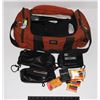 Image 1 : DUFFLE CAMERA BAG WITH PAIR OF CAMERAS AND MORE