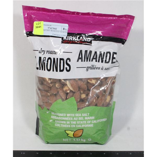 KIRKLAND DRY ROASTED ALMONDS 1.13KG
