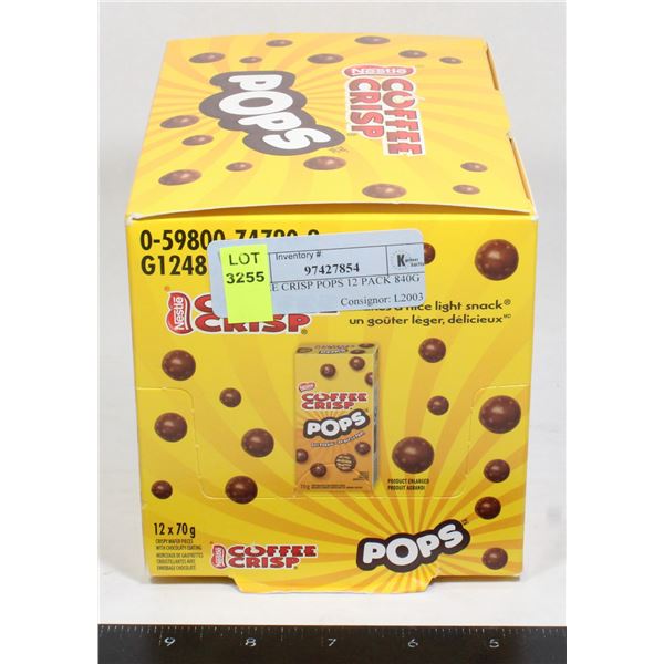 COFFEE CRISP POPS 12 PACK 840G