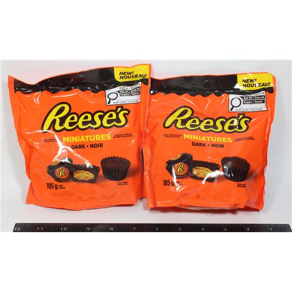 TWO REESE'S MINIATURES DARK (2 X 185G)