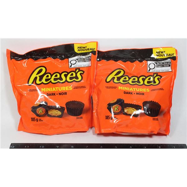 TWO REESE'S MINIATURES DARK (2 X 185G)