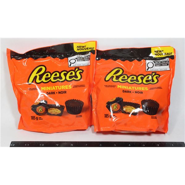 TWO REESE'S MINIATURES DARK (2 X 185G)