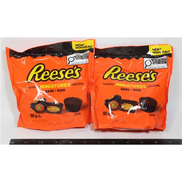 TWO REESE'S MINIATURES DARK (2 X 185G)