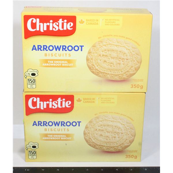 CHRISTIE ARROWROOT BISCUIT 2X350G (700G)