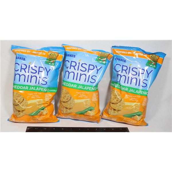 CRISPY MINIS CHEDDAR JALAPENO 3PK 270G