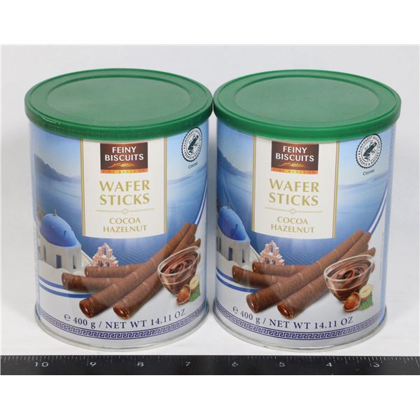 FEINY WAFER STICKS COCOA HAZELNUT 2 x 400G