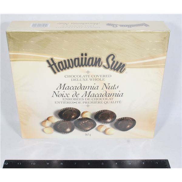 HAWAIIAN SUN CHOCOLATE DELUXE MACADAMIA NUTS 567G