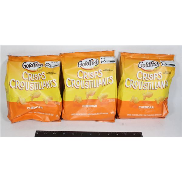 GOLDFISH CHEDDAR CRISPS 3X177G 531G