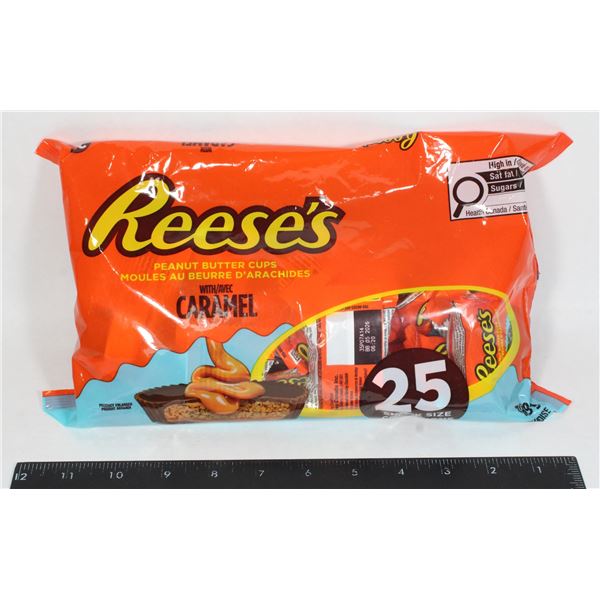 25PC REESE'S PEANUT BUTTER CUPS WITH CARAMEL