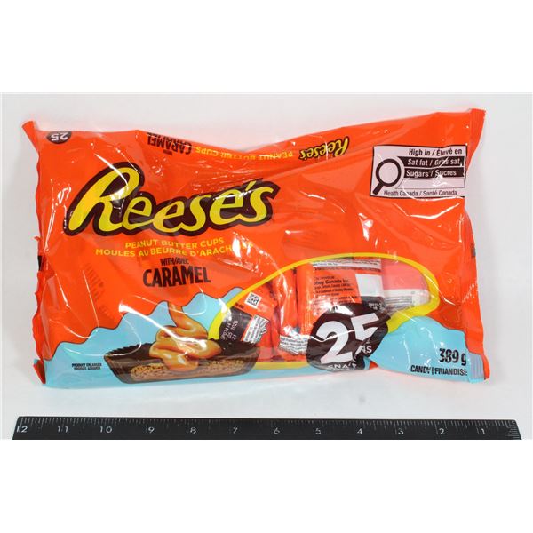 25PC REESE'S PEANUT BUTTER CUPS WITH CARAMEL