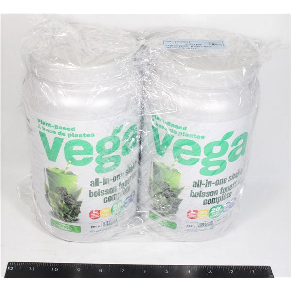 PAIR OF PLANT BASED VEGA ALL-IN-ONE SHAKE