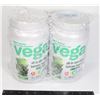 Image 1 : PAIR OF PLANT BASED VEGA ALL-IN-ONE SHAKE