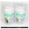 Image 1 : PAIR OF PLANT BASED VEGA ALL-IN-ONE SHAKE (2X614G)