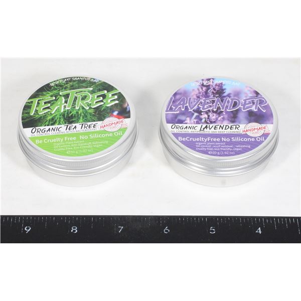 ORGANIC TEA TREE/LAVENDER SHAMPOO BARS
