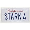 Image 1 : BRAND NEW METAL STARK 4 THEMED LICENSE PLATE