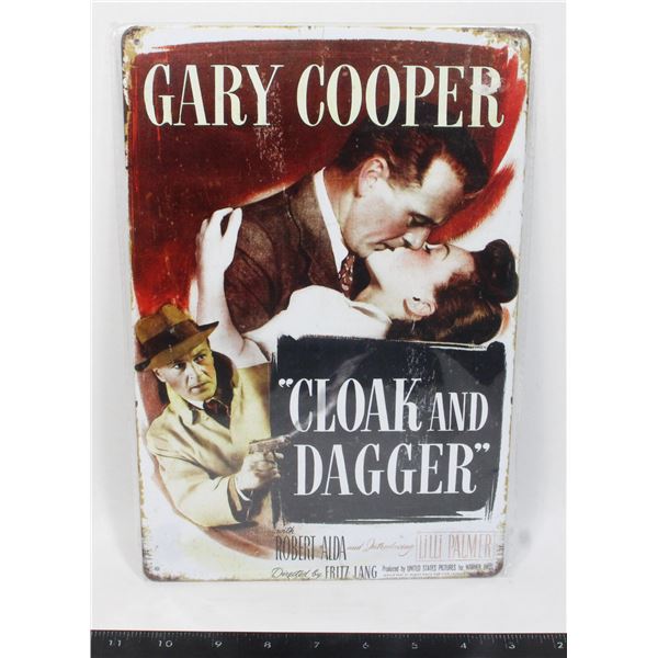 BRAND NEW GARY COOPER CLOAK AND DAGGER THEMED