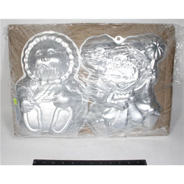 PAIR OF WILTON CABBAGE PATCH KIDS CAKE PANS