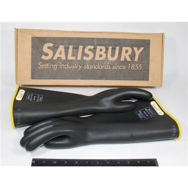 SIZE 9 SALISBURY ELECTRICIAN GLOVES + BOX (NEW)