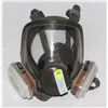 Image 1 : GAS MASK WITH NIOSH ORGANIC FILTERS PRE-OWNED
